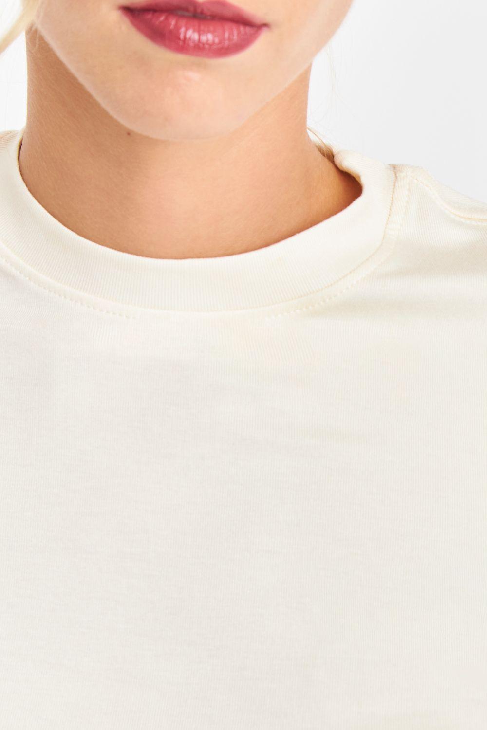 Polera Cuello Redondo Blanco Nicopoly-5