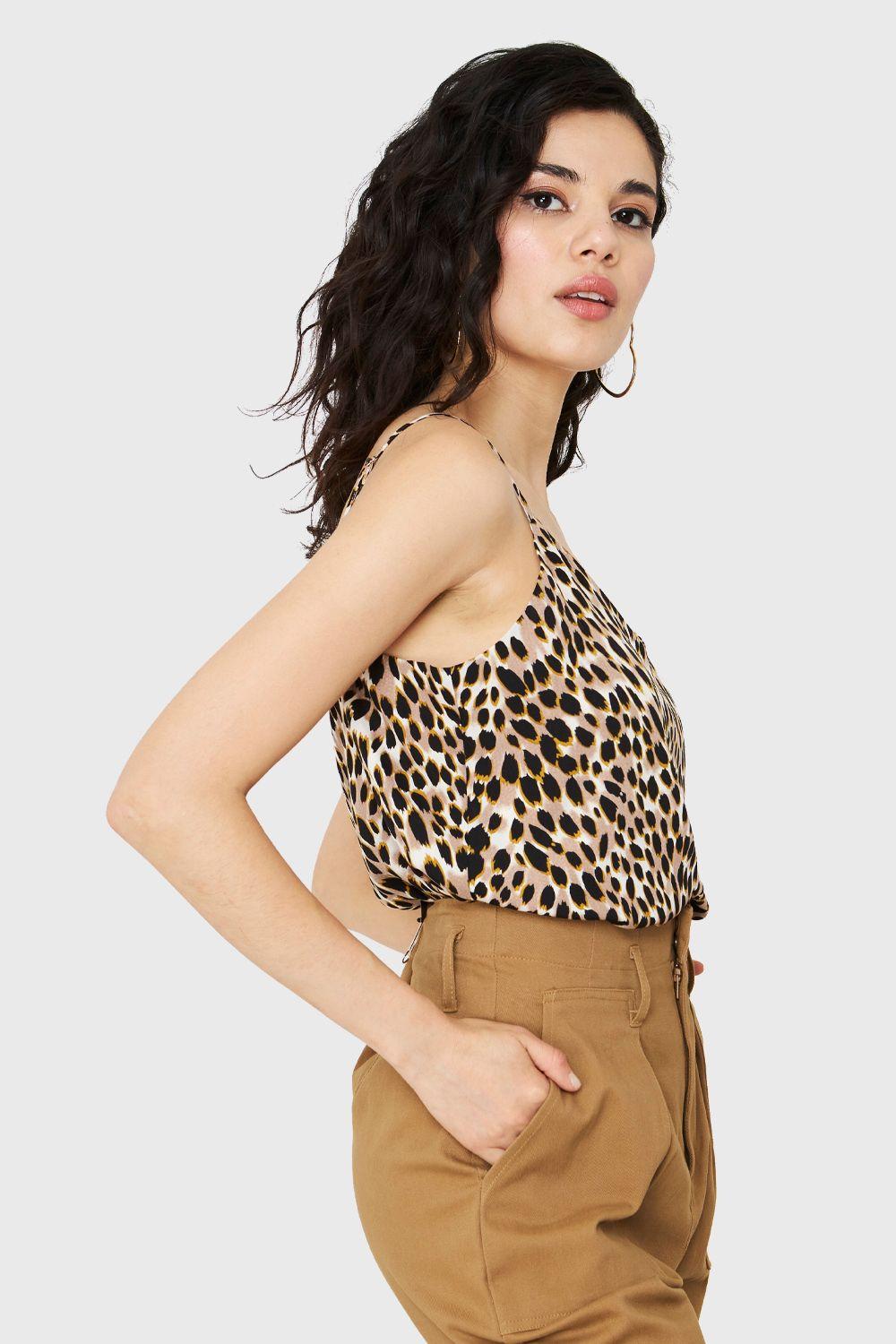 Top Leopard Khaki Nicopoly-2