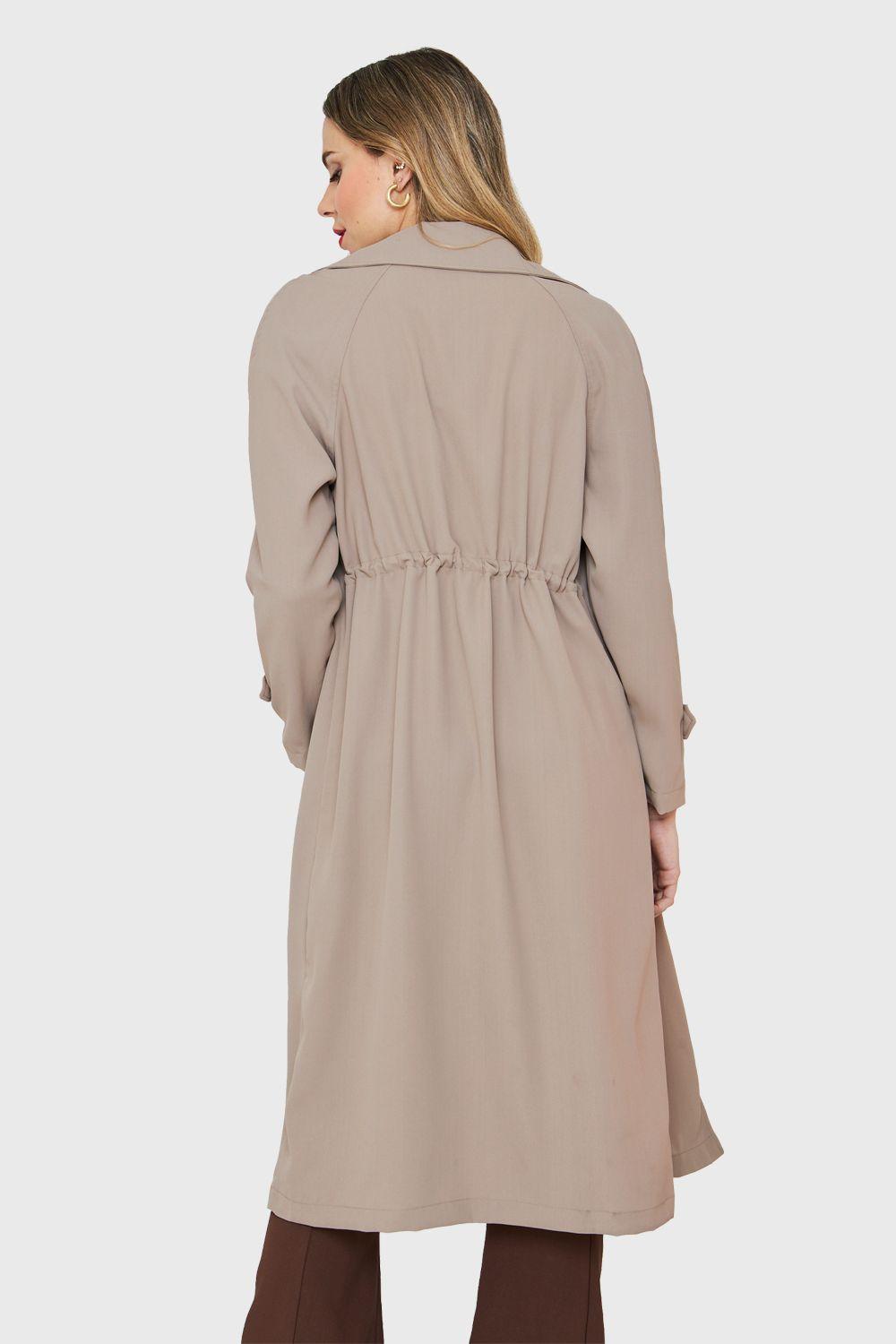 Trench Largo Khaki Nicopoly-3