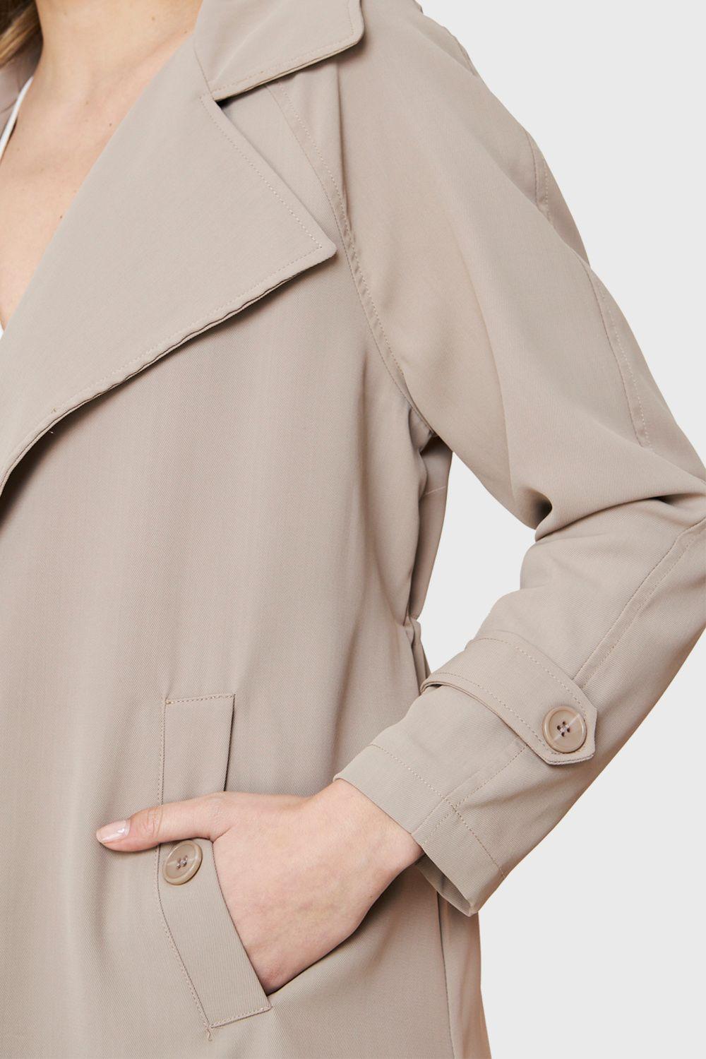Trench Largo Khaki Nicopoly-5