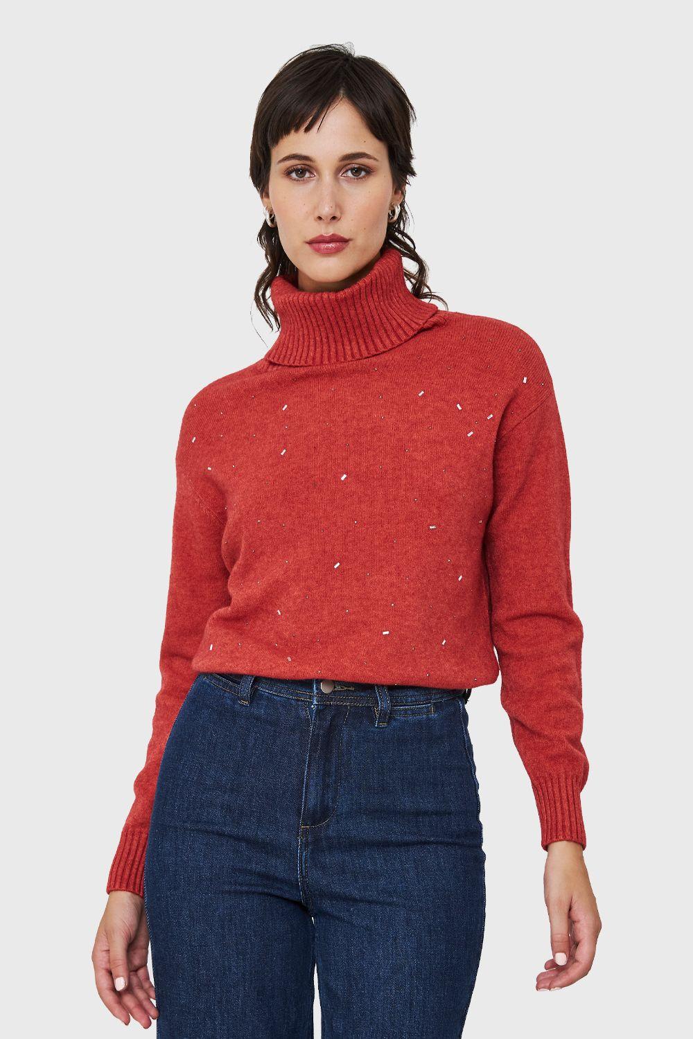 Sweater Beatle Strass Ladrillo Nicopoly-4