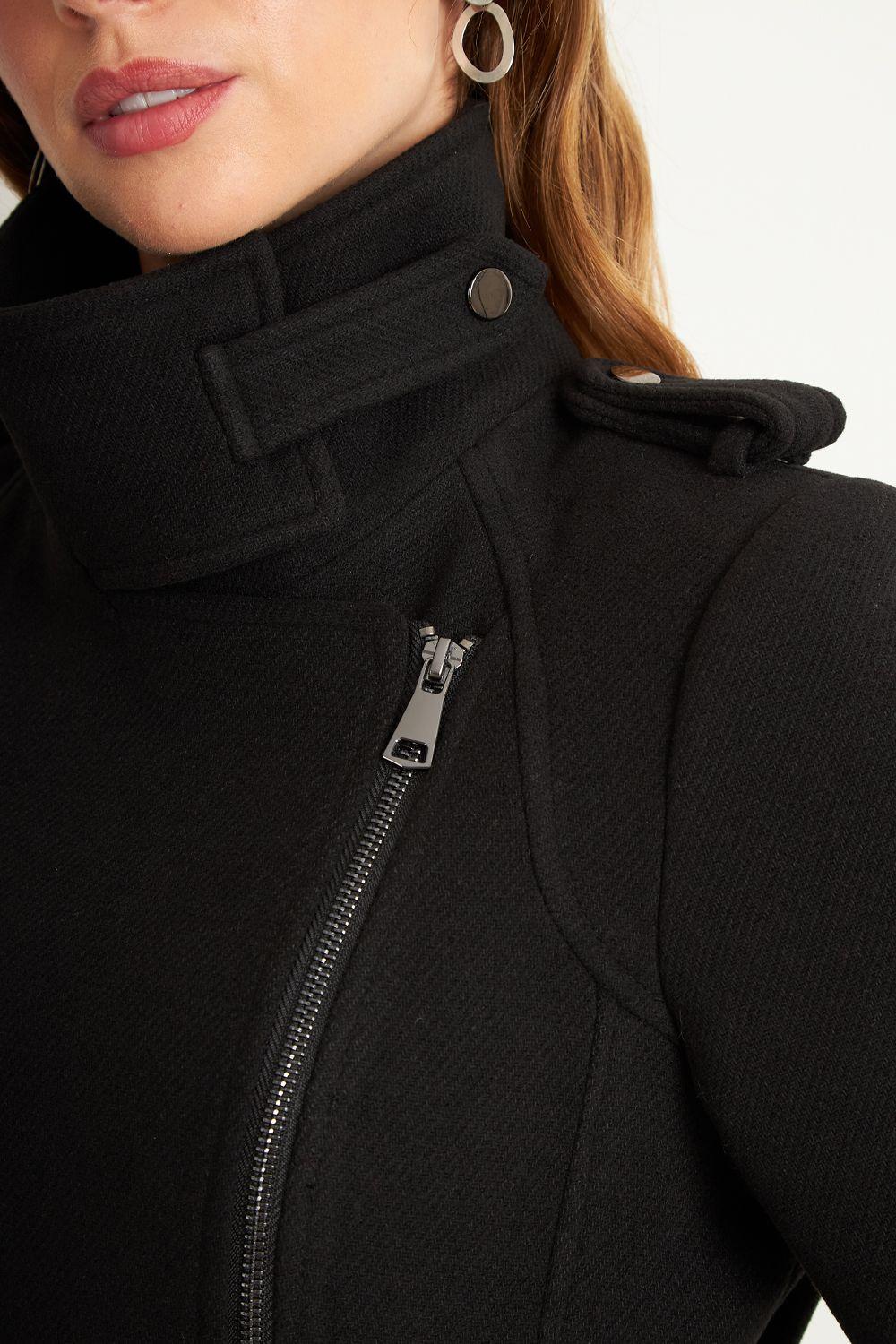 Abrigo Solapa y Cinturón Negro Nicopoly-5