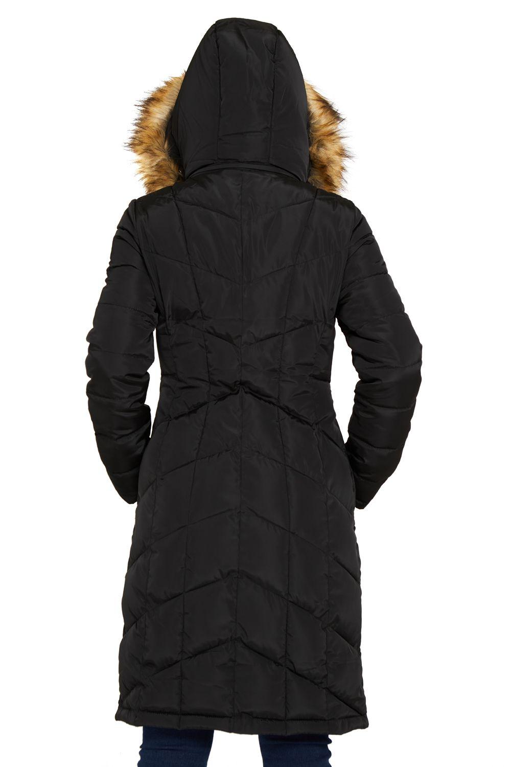 Parka Gorro Desmontable Negro Nicopoly-3