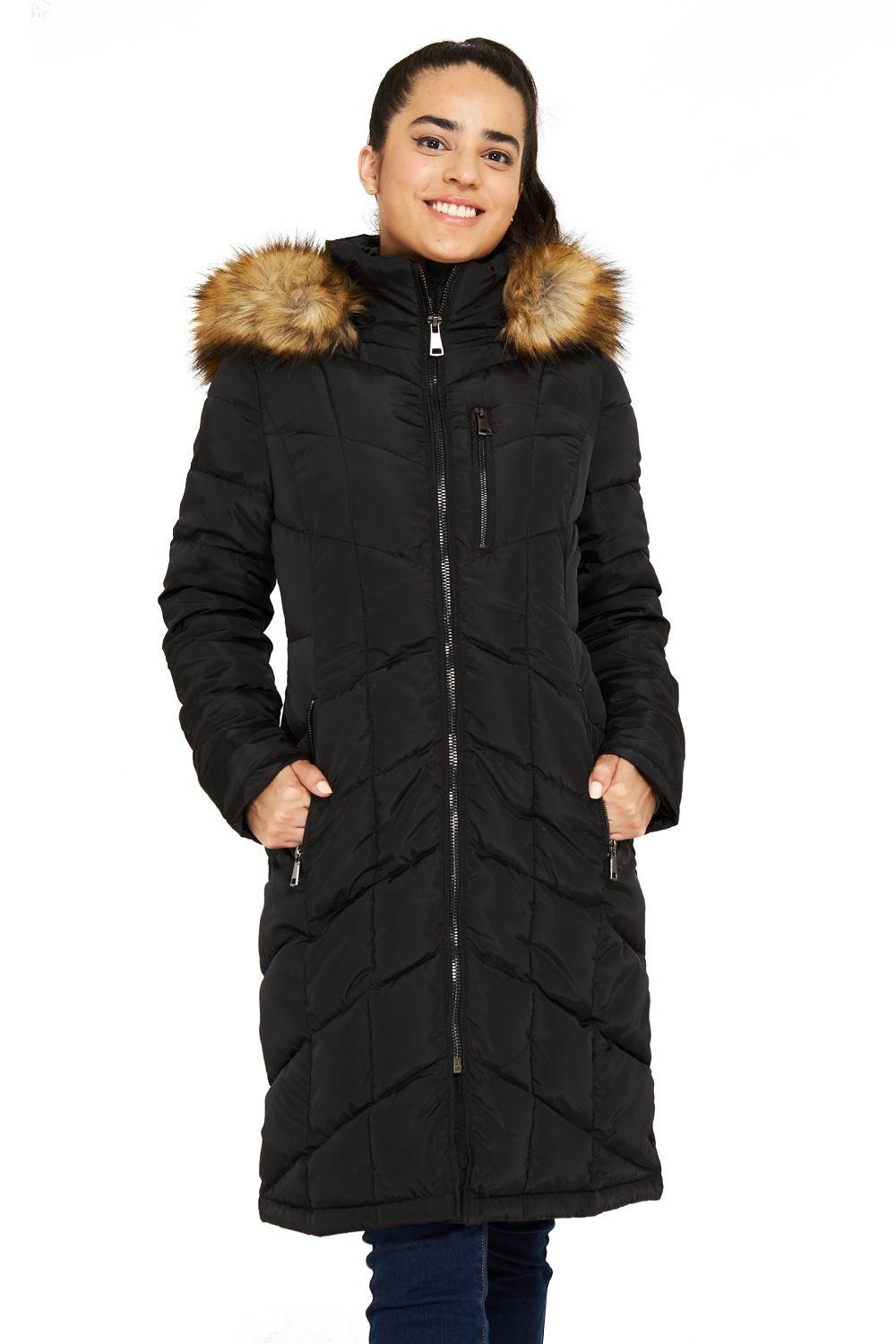 Parka Gorro Desmontable Negro Nicopoly-1