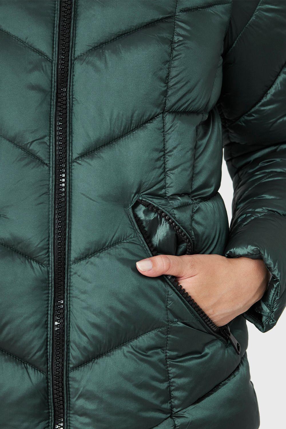 Parka Corta Gorro Verde Nicopoly-5