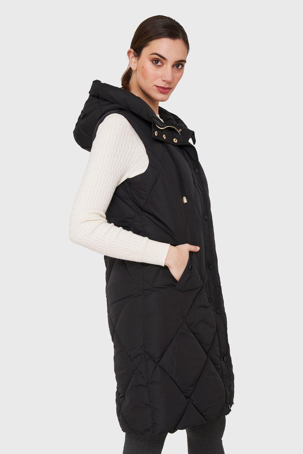 Parka Sin Mangas Cordón Negro Nicopoly-2
