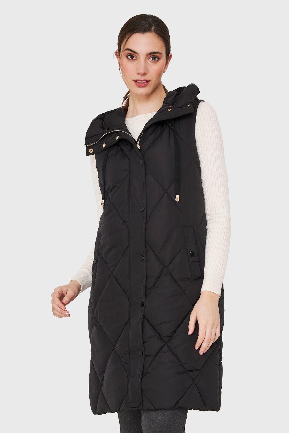 Parka Sin Mangas Cordón Negro Nicopoly-4