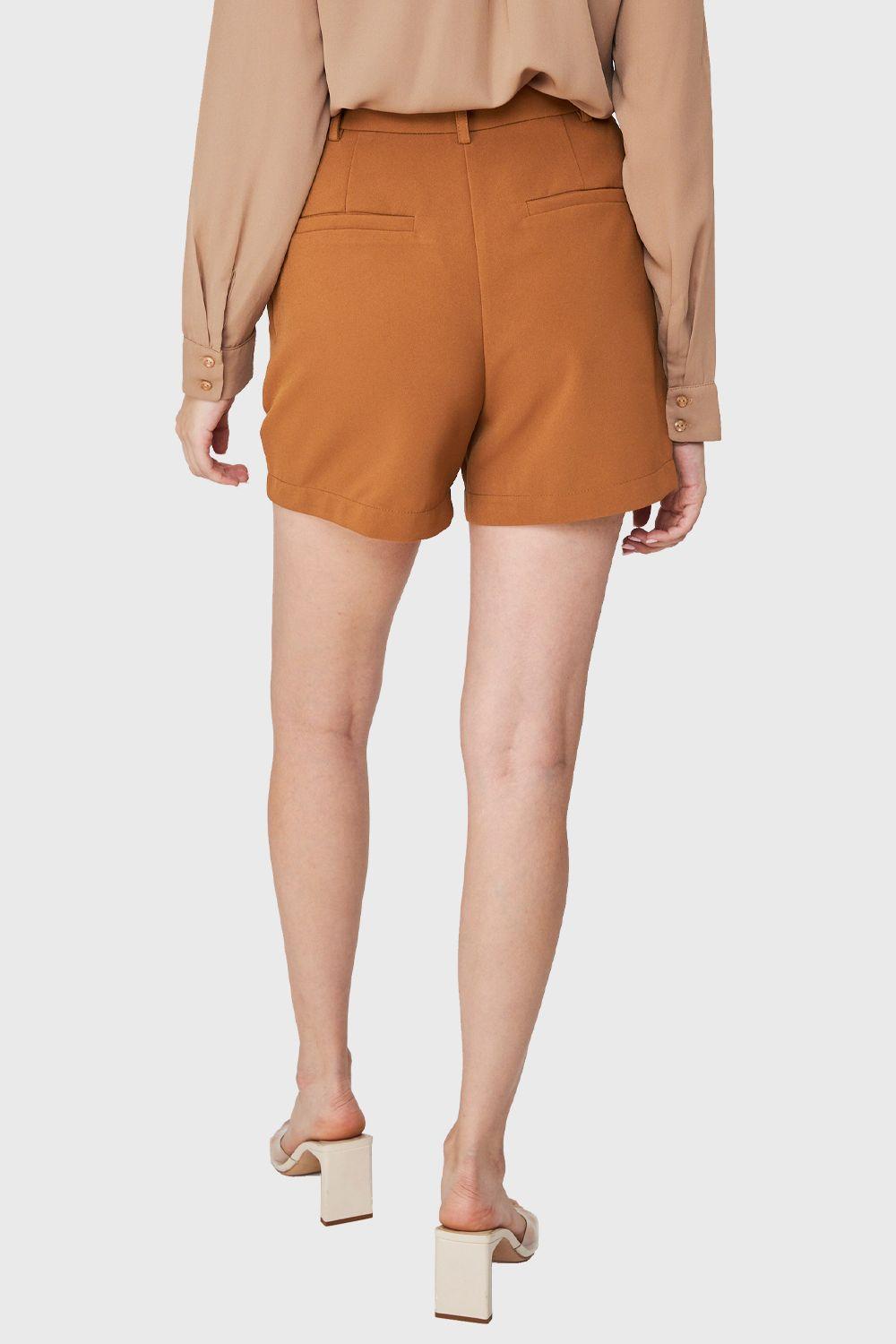 Short Básico Formal Camel Nicopoly-3