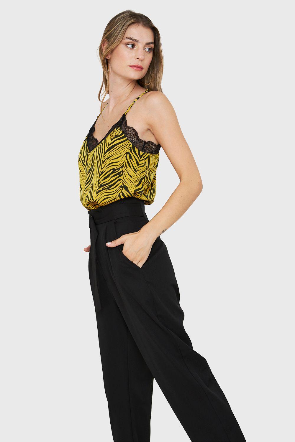 Top Print Cebra Amarillo Nicopoly-2