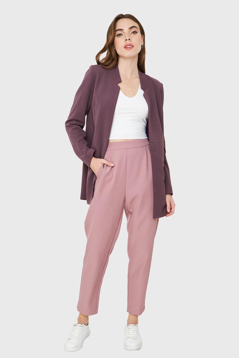 Blazer Largo Lila Nicopoly-1