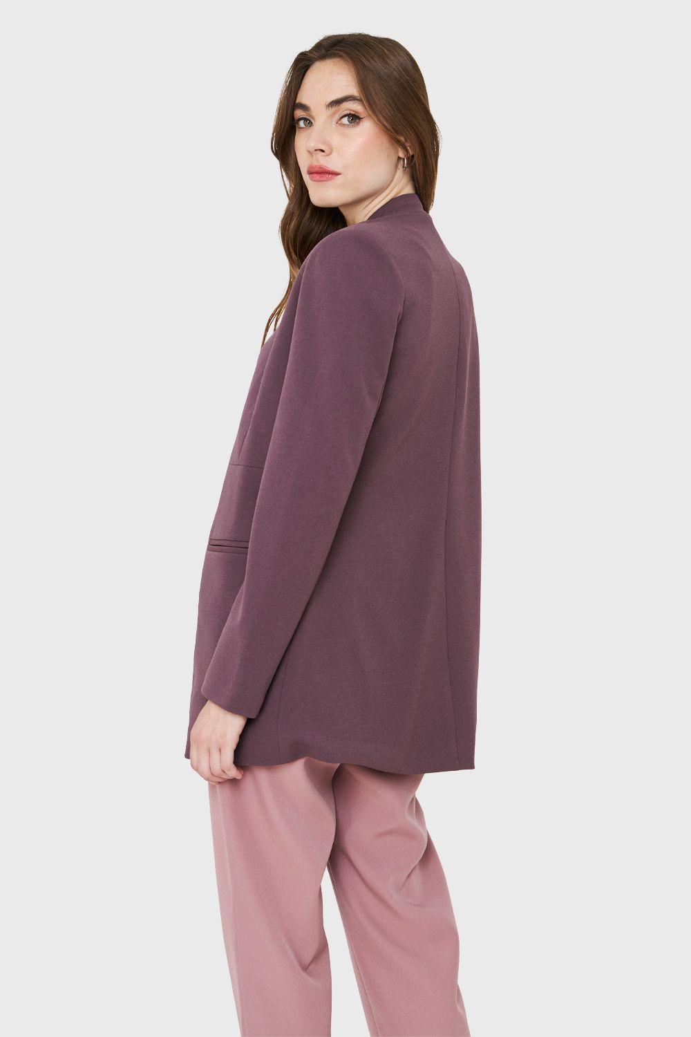 Blazer Largo Lila Nicopoly-3