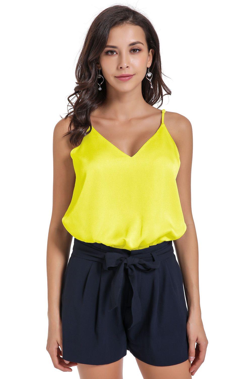 Body Tipo Satín Amarillo Nicopoly-0