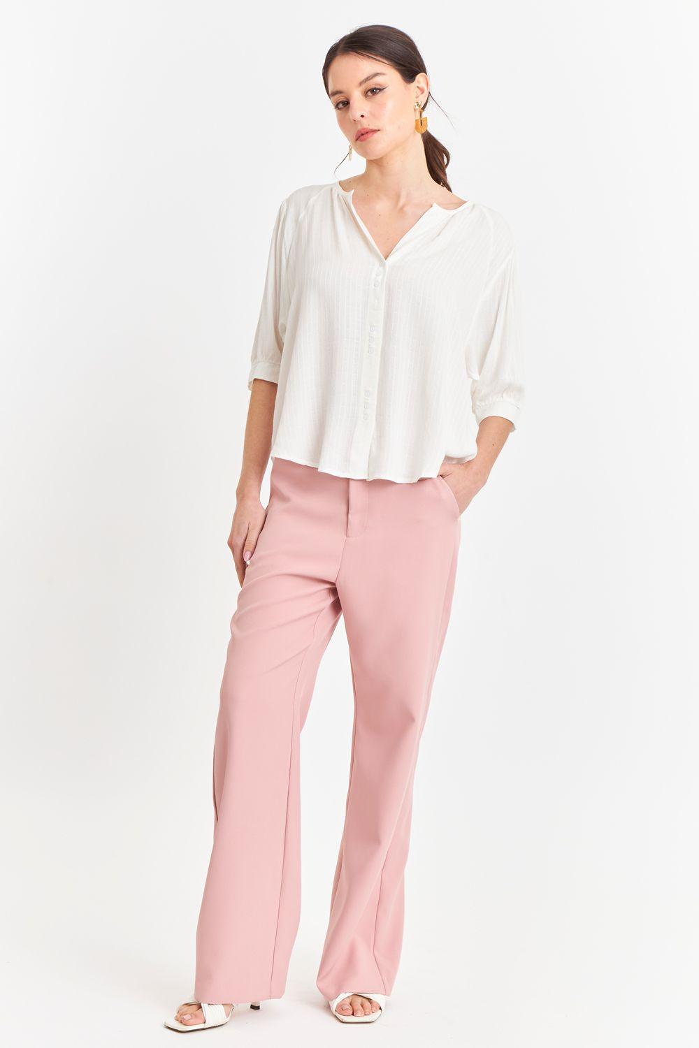 Blusa Holgada Blanco Nicopoly-1