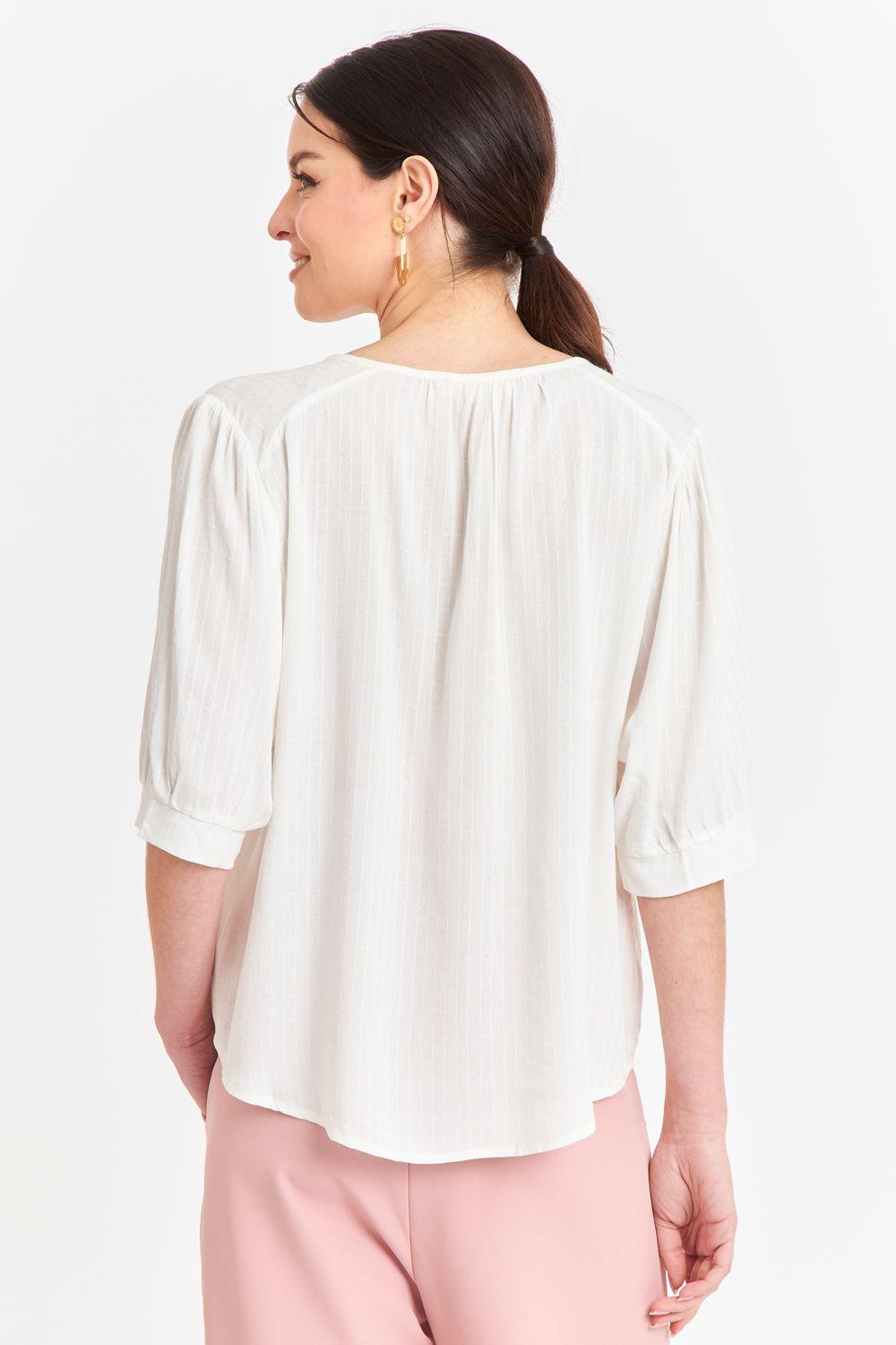 Blusa Holgada Blanco Nicopoly-3