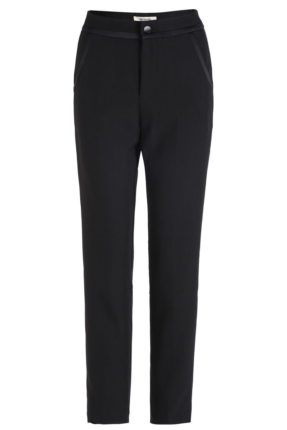 Pantalón Formal Negro Nicopoly-0