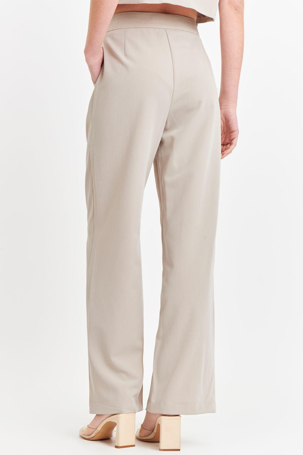 Pantalón Vestir Recto Khaki Nicopoly-3