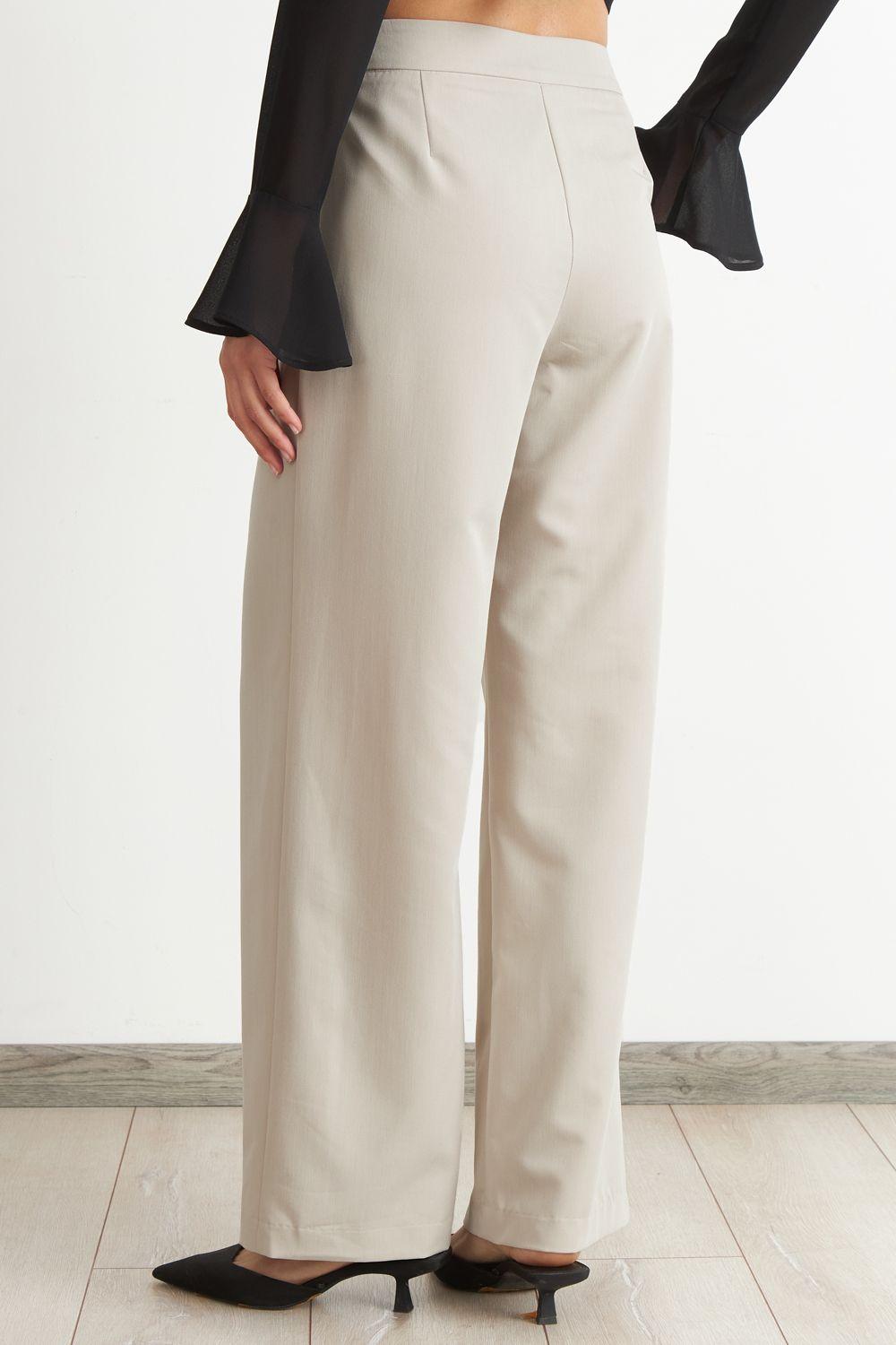 Pantalón Vestir Recto Khaki Nicopoly-3