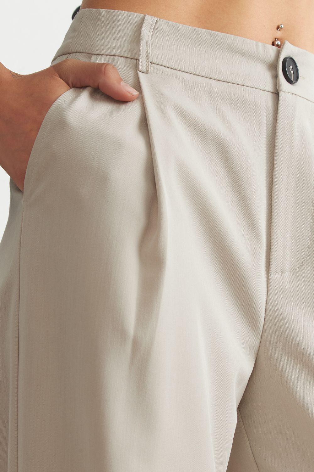 Pantalón Vestir Recto Khaki Nicopoly-5
