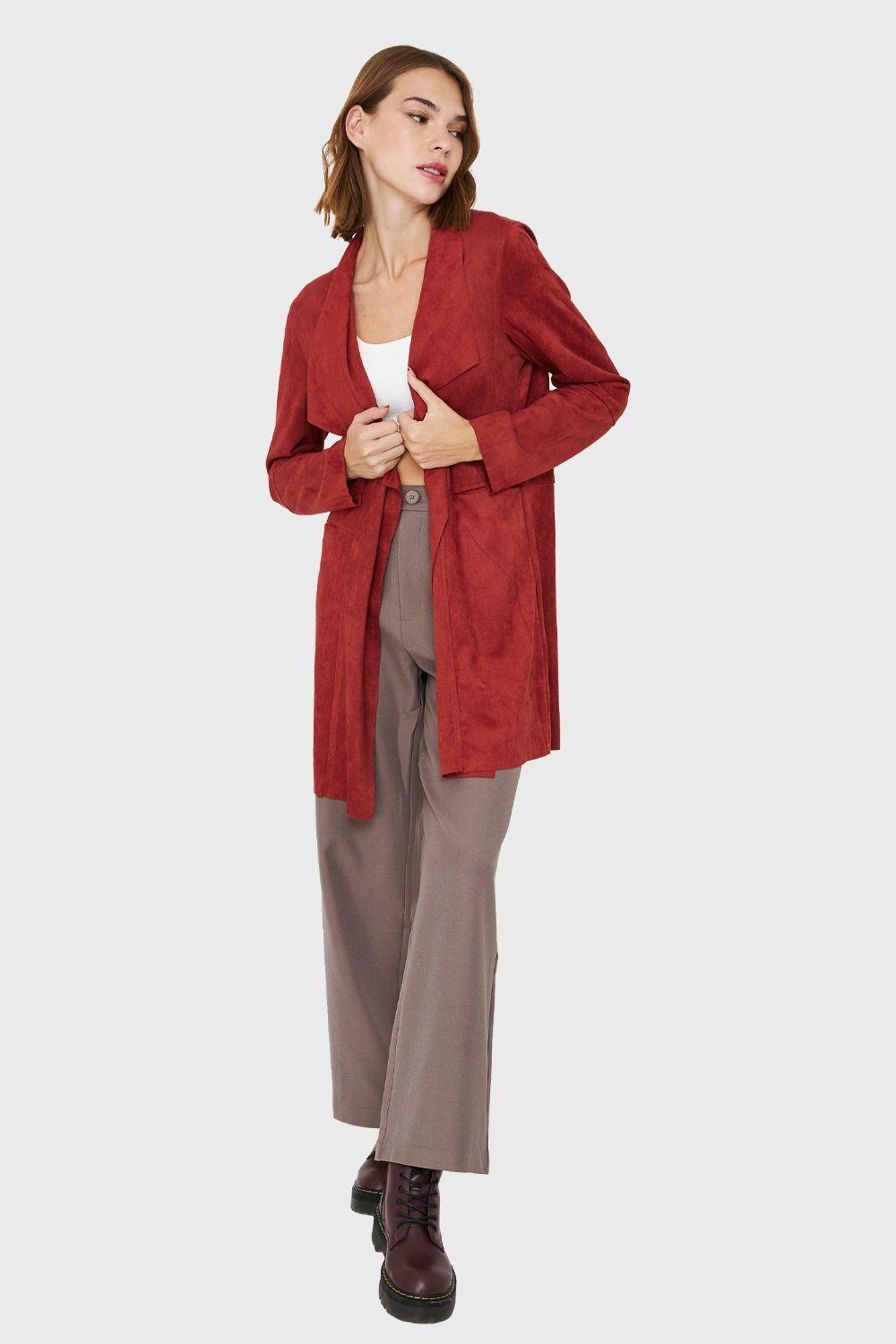 Tapado Tipo Gamuza Terracota Nicopoly-1