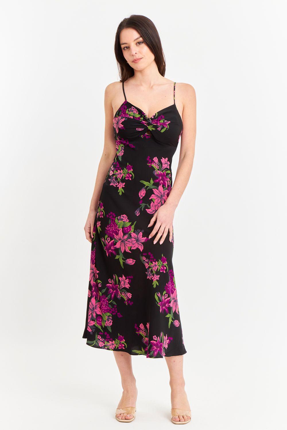 Vestido Flores Fucsia Nicopoly-4