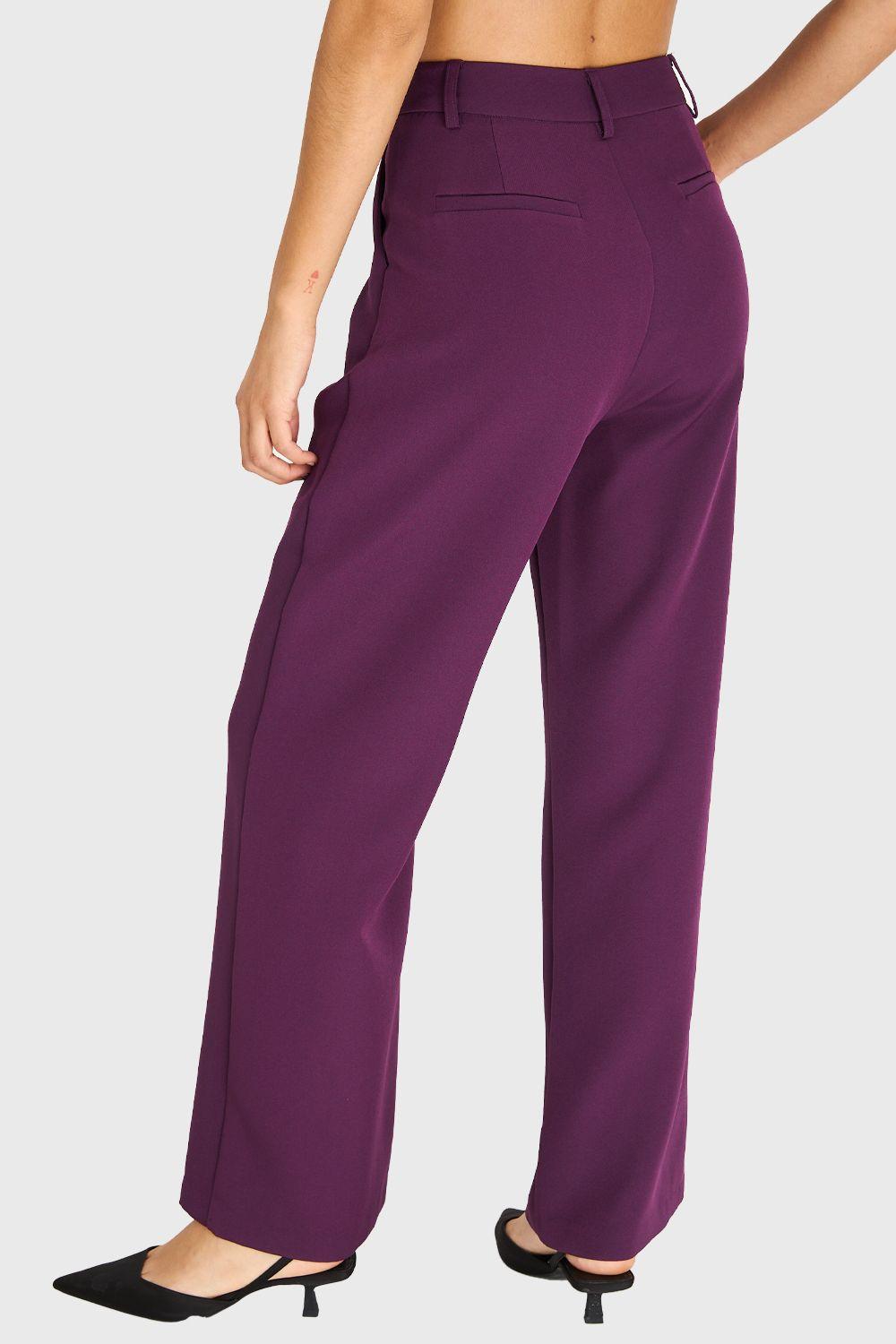 Pantalón Básico Morado Nicopoly-3
