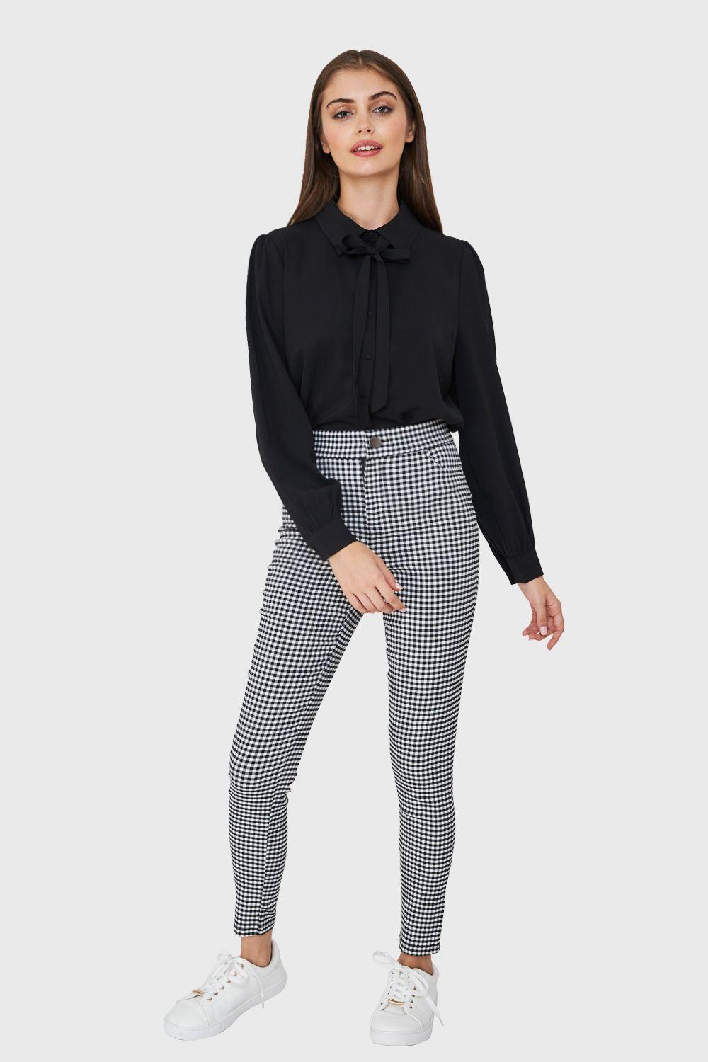 Blusa Lazo Desmontable Negro Nicopoly-1