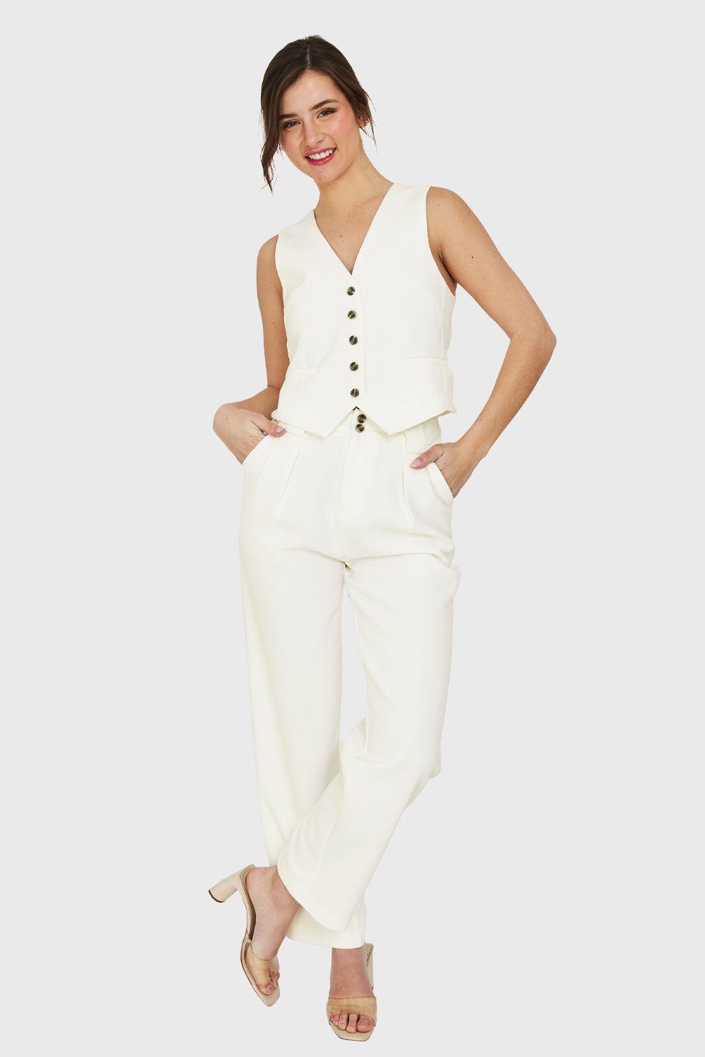 Gilet Lazo Ajustable Blanco Nicopoly-1