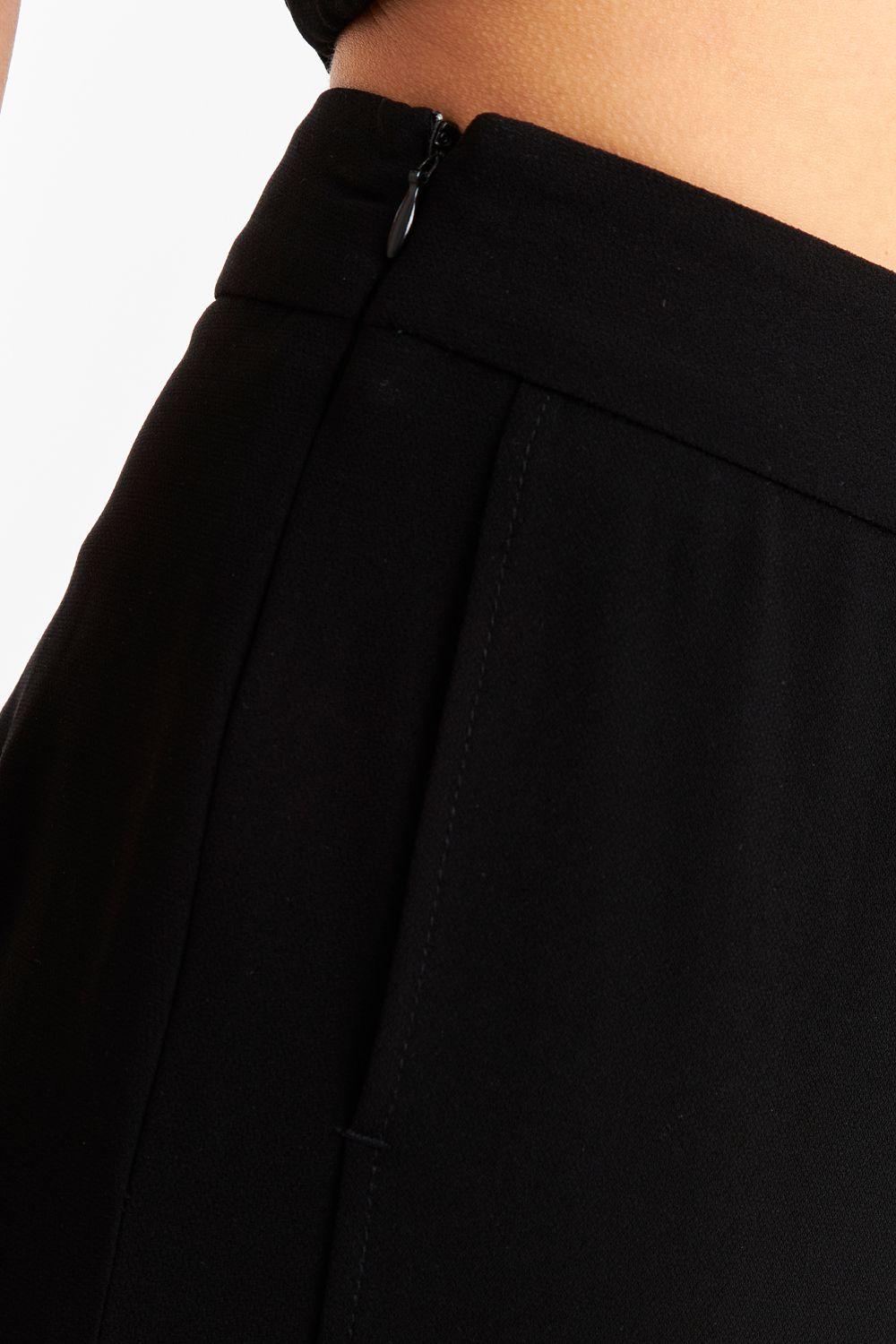 Pantalón Palazzo Tajos Negro Nicopoly-5