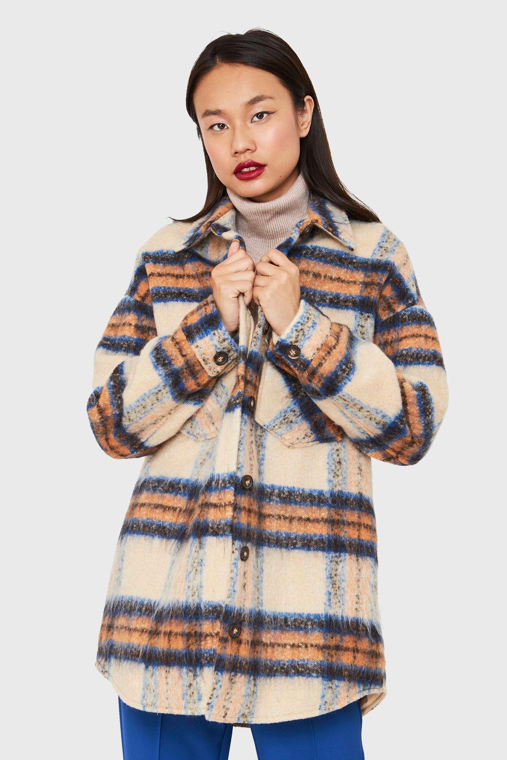 Chaqueta Leñadora Beige Nicopoly-0