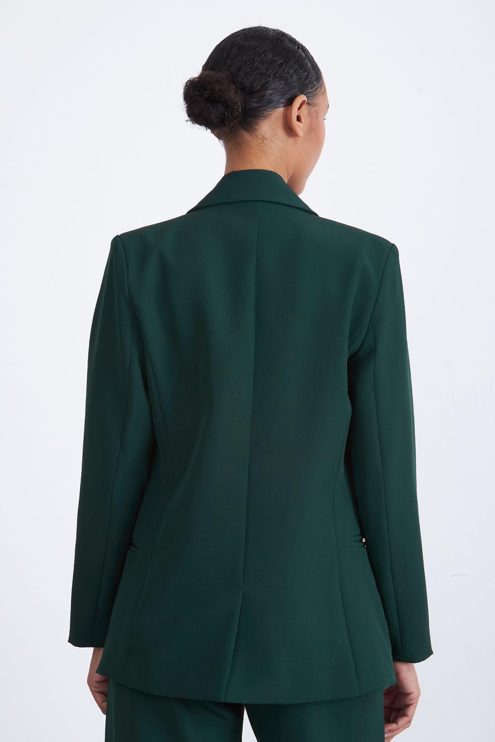 Blazer Básico de Tope Verde Nicopoly-3
