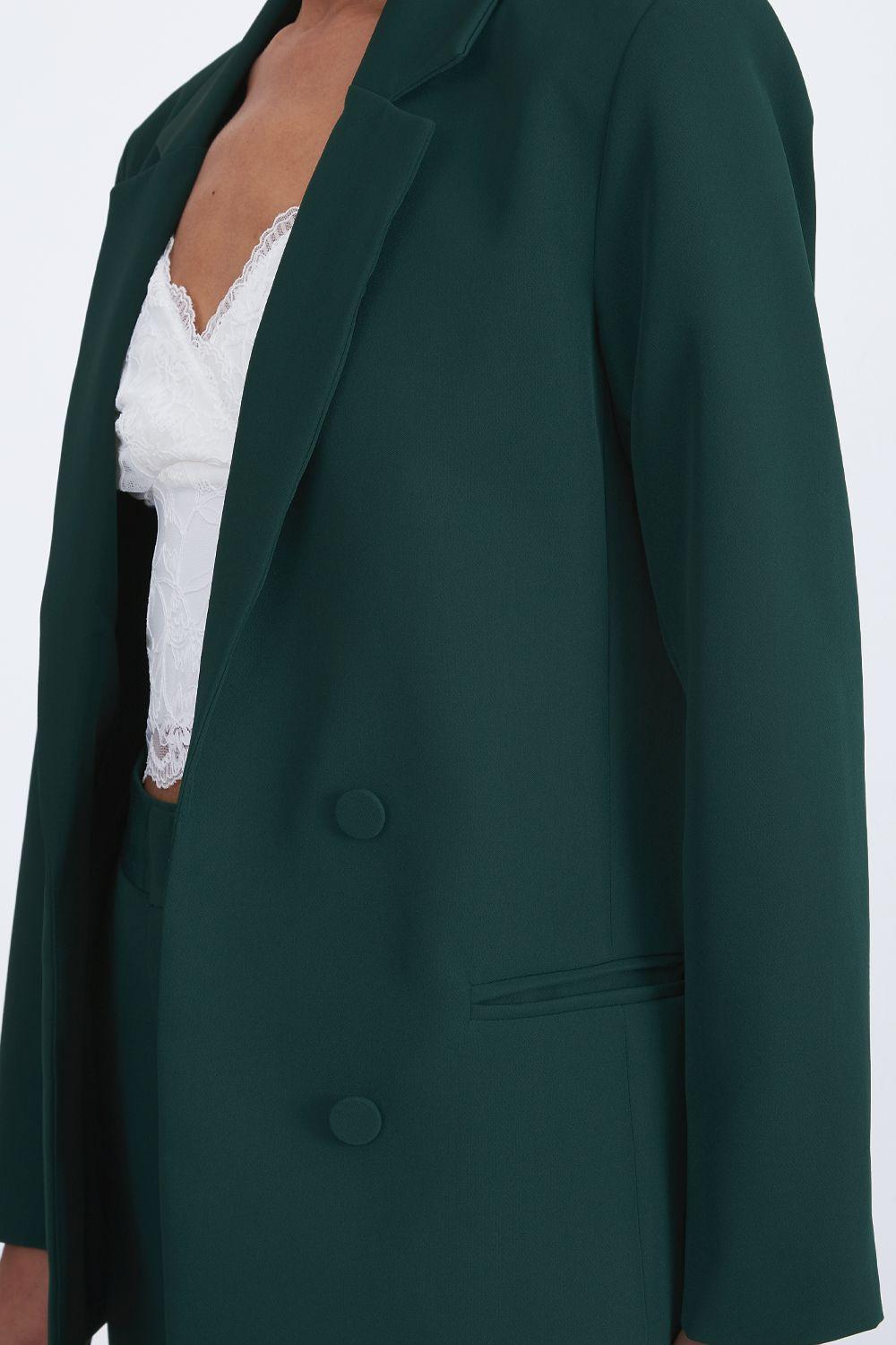 Blazer Básico de Tope Verde Nicopoly-6