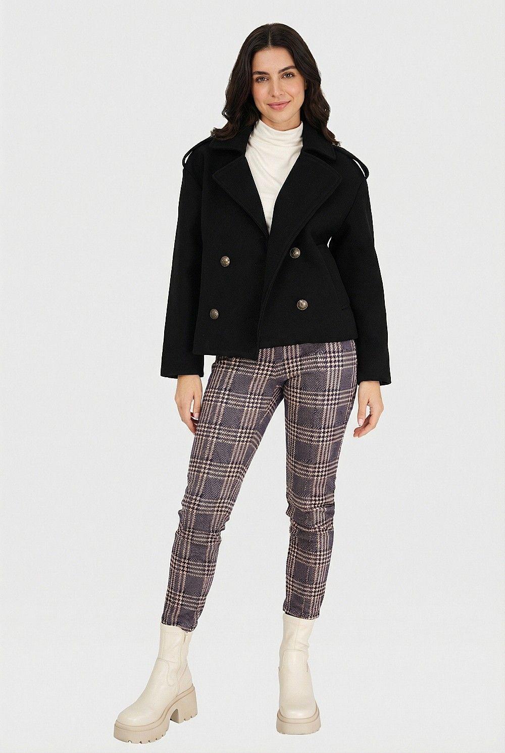 Abrigo Corto Negro Nicopoly-1