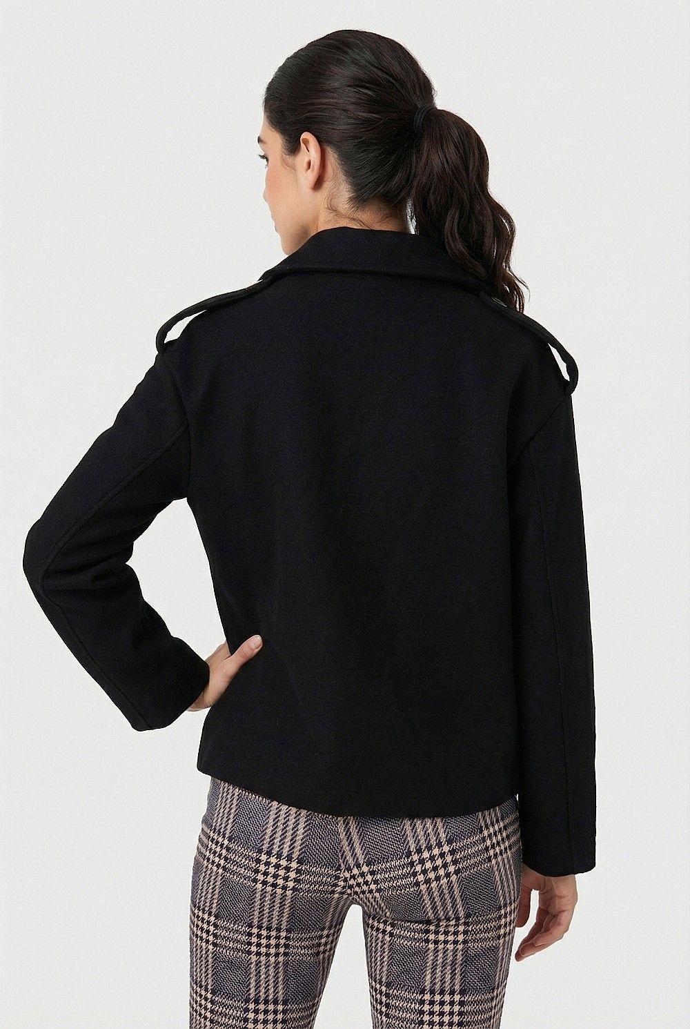 Abrigo Corto Negro Nicopoly-3