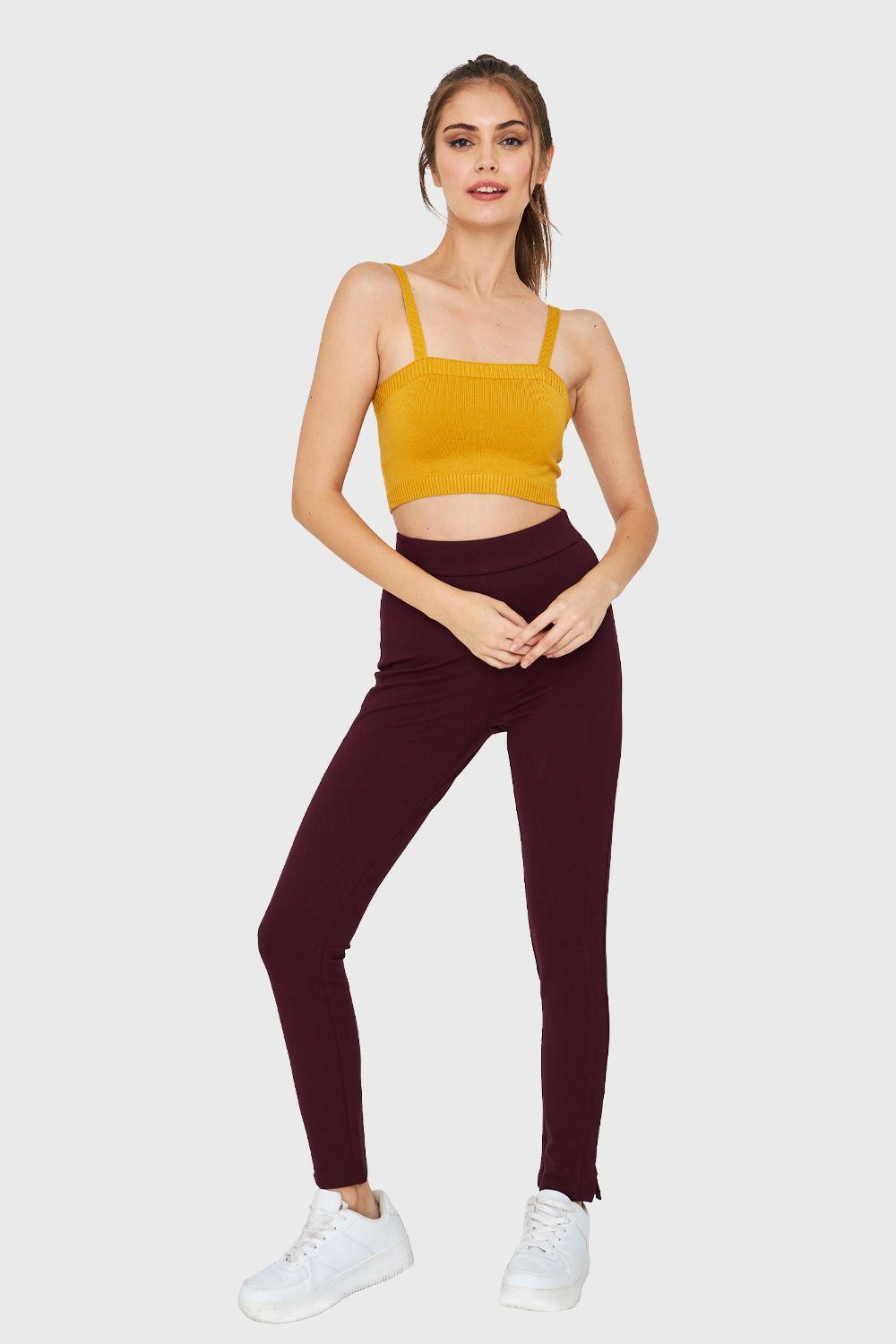 Peto Tipo Tejido Mostaza Nicopoly-1