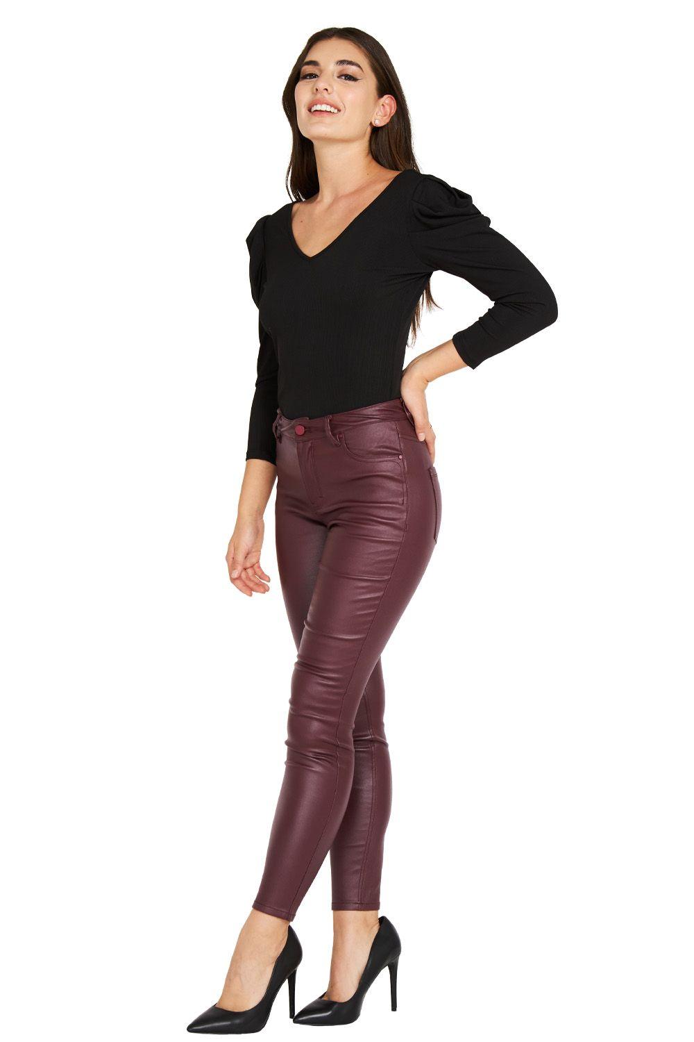 Pantalón Interior Felpa Burdeo Nicopoly-1