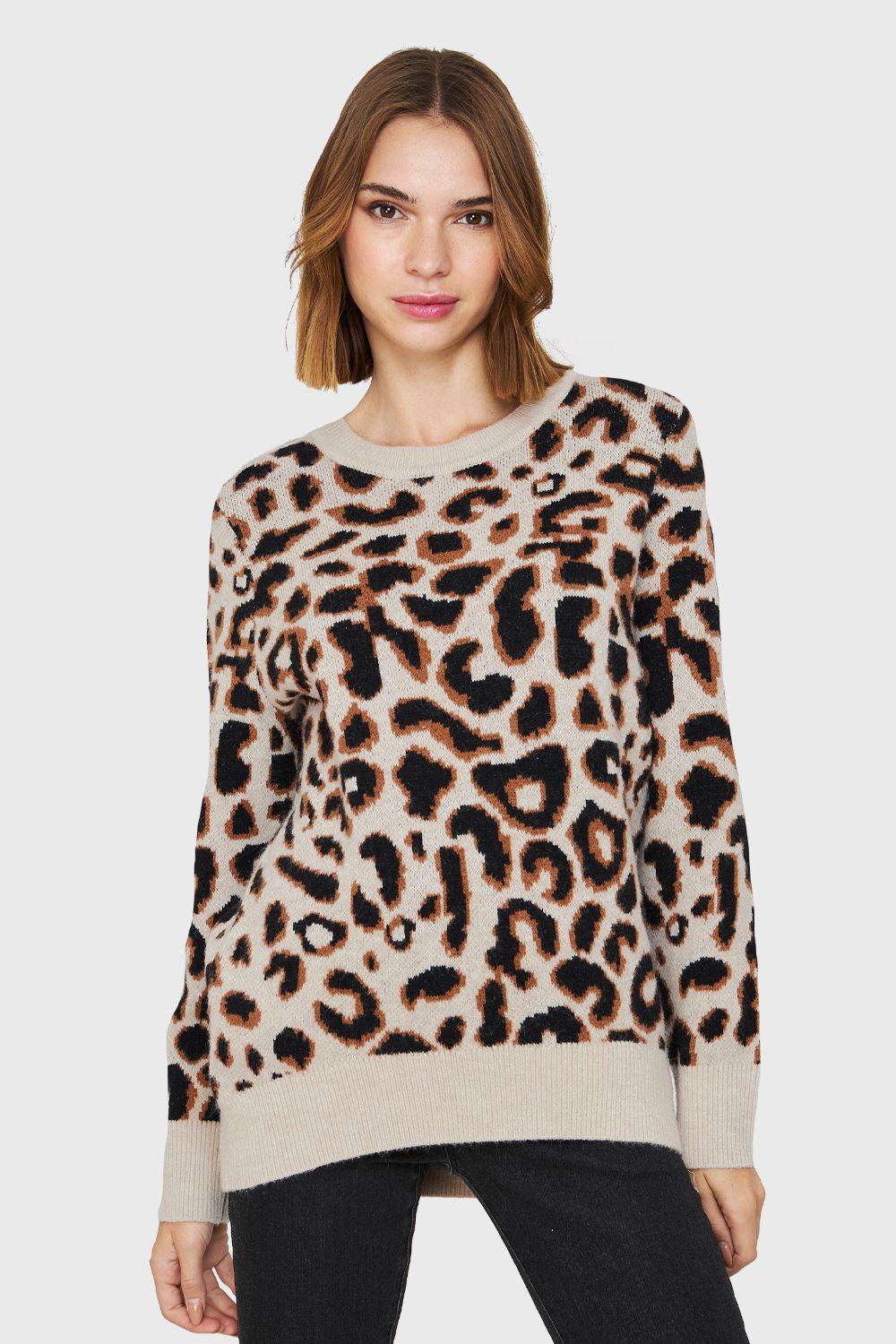 Sweater Leopard Beige Nicopoly-4