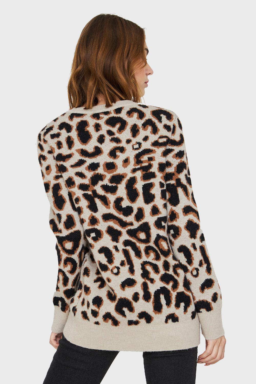 Sweater Leopard Beige Nicopoly-3