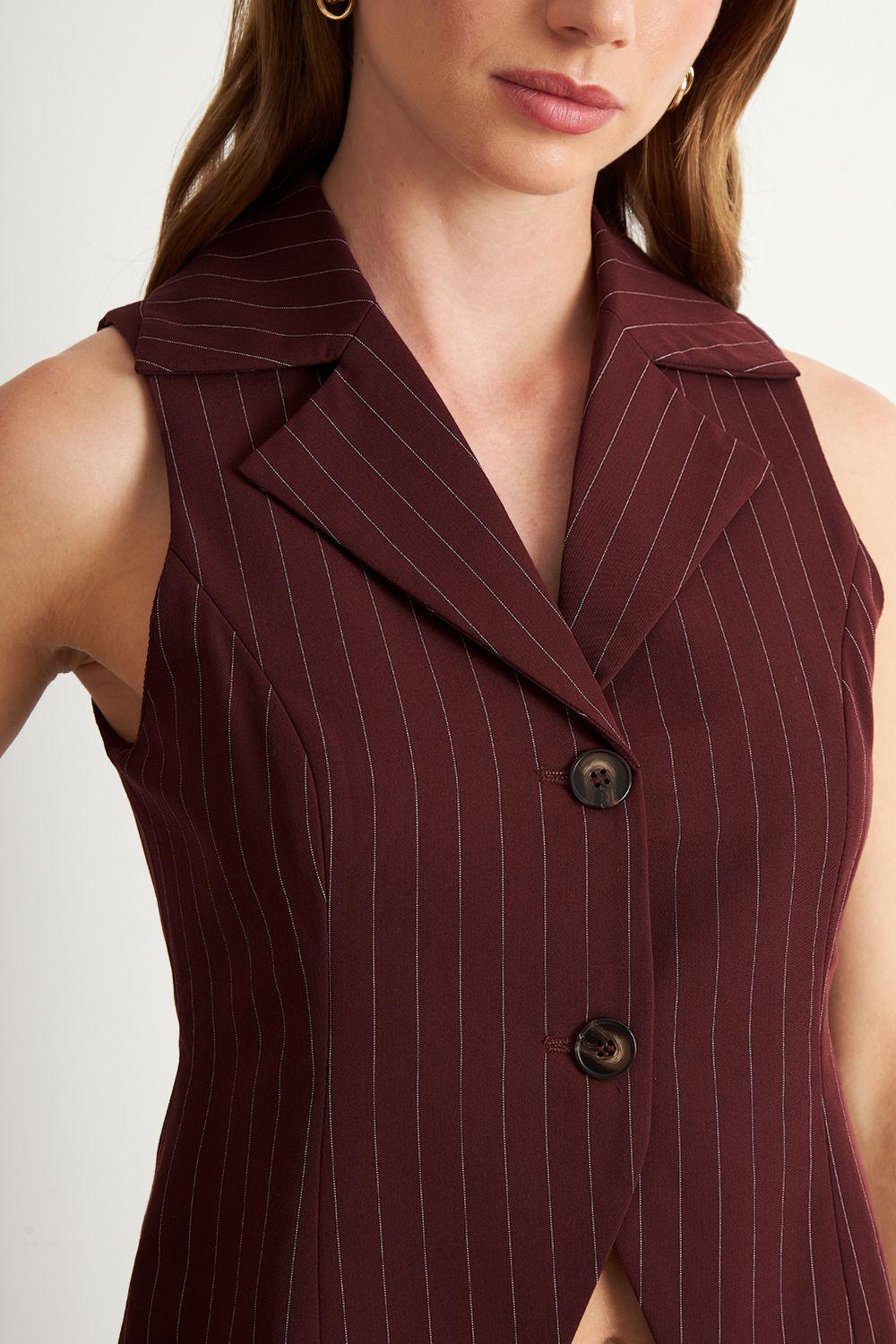 Gilet Burdeo Rayas Diplomáticas Nicopoly-5