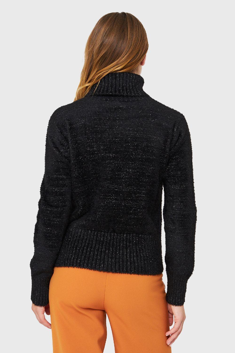 Sweater Beatle Brillos Negro Nicopoly-3