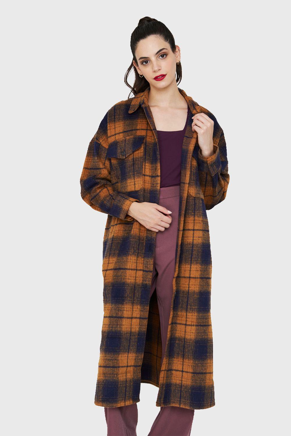 Sobrecamisa Leñadora Naranjo Nicopoly-0