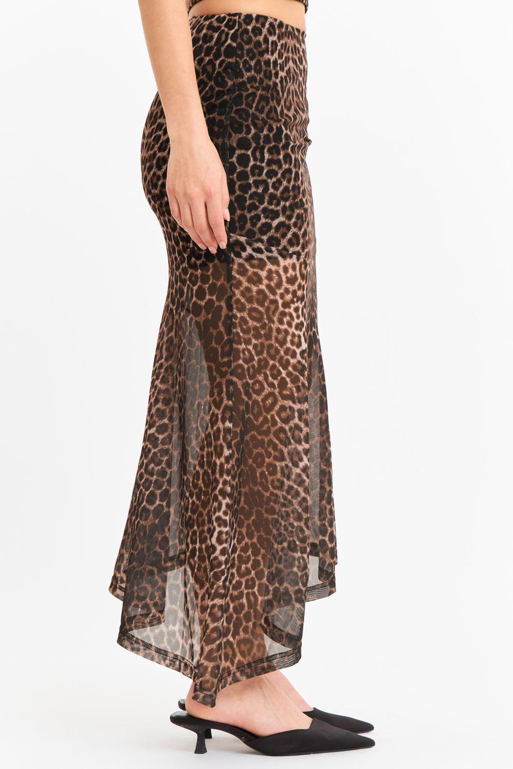 Falda Asimétrica Animal Print-2