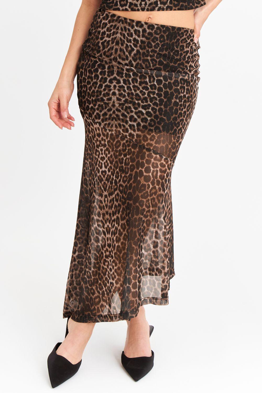 Falda Asimétrica Animal Print-4