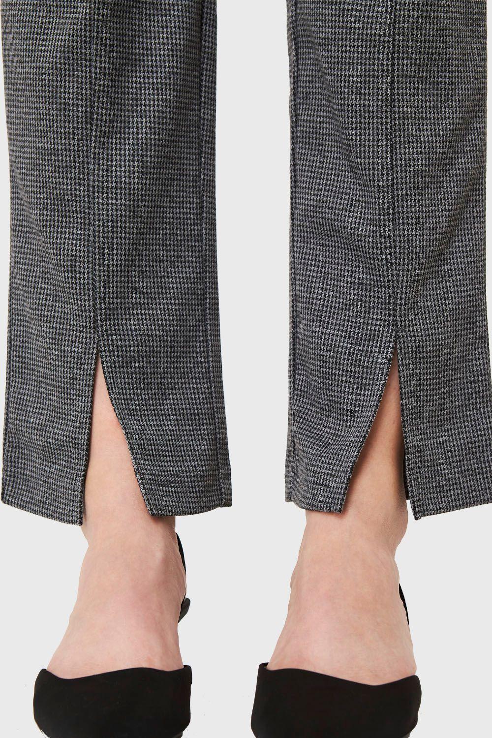 Calza Pied De Poule Gris Nicopoly-5