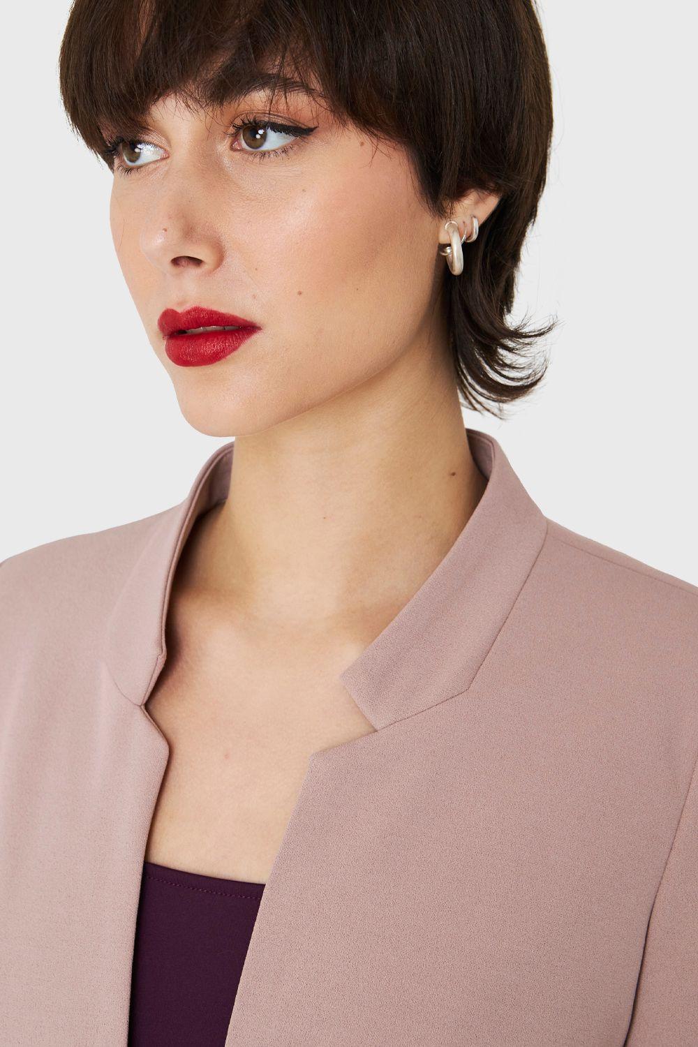 Blazer Largo Rosa Nicopoly-5