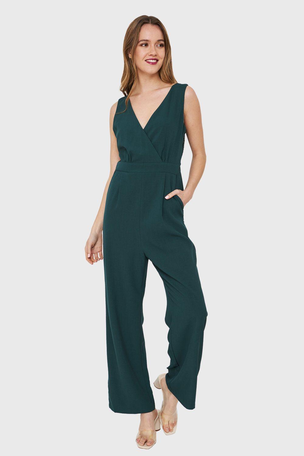 Enterito Detalles Encaje Verde Nicopoly-0