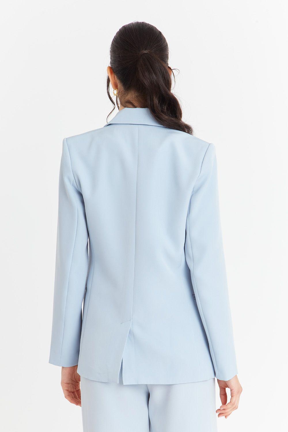Blazer Básico de Tope Azul Nicopoly-3