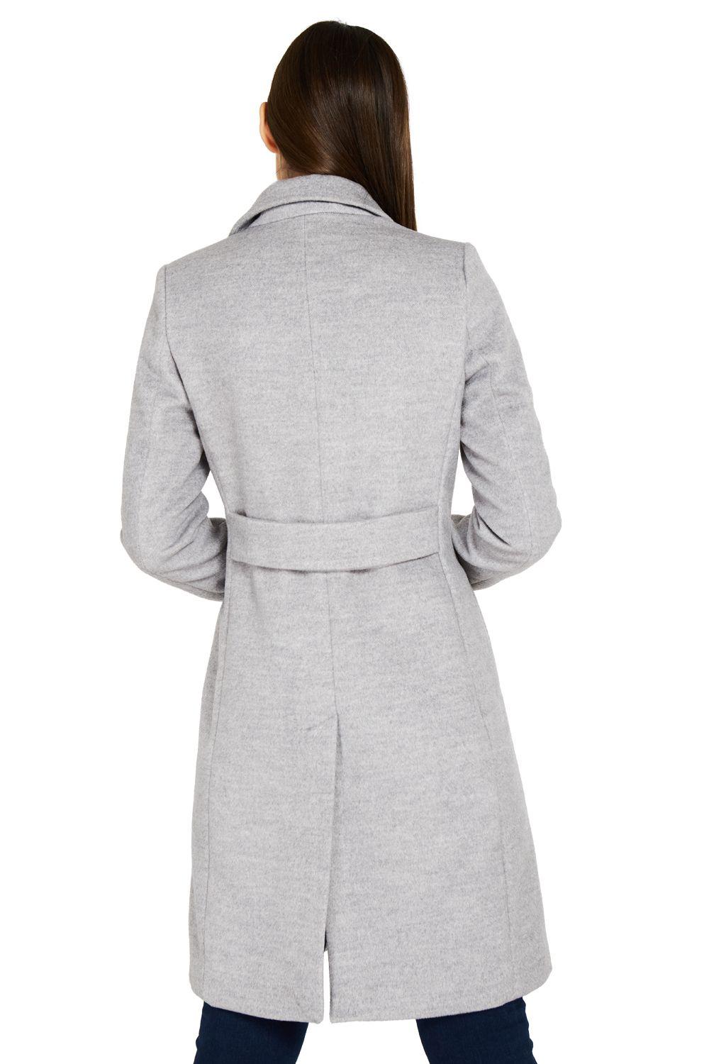 Abrigo Cuatro Botones Gris Nicopoly-3
