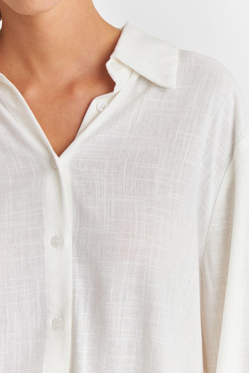 Camisa Botonera Espalda Blanco Nicopoly-5