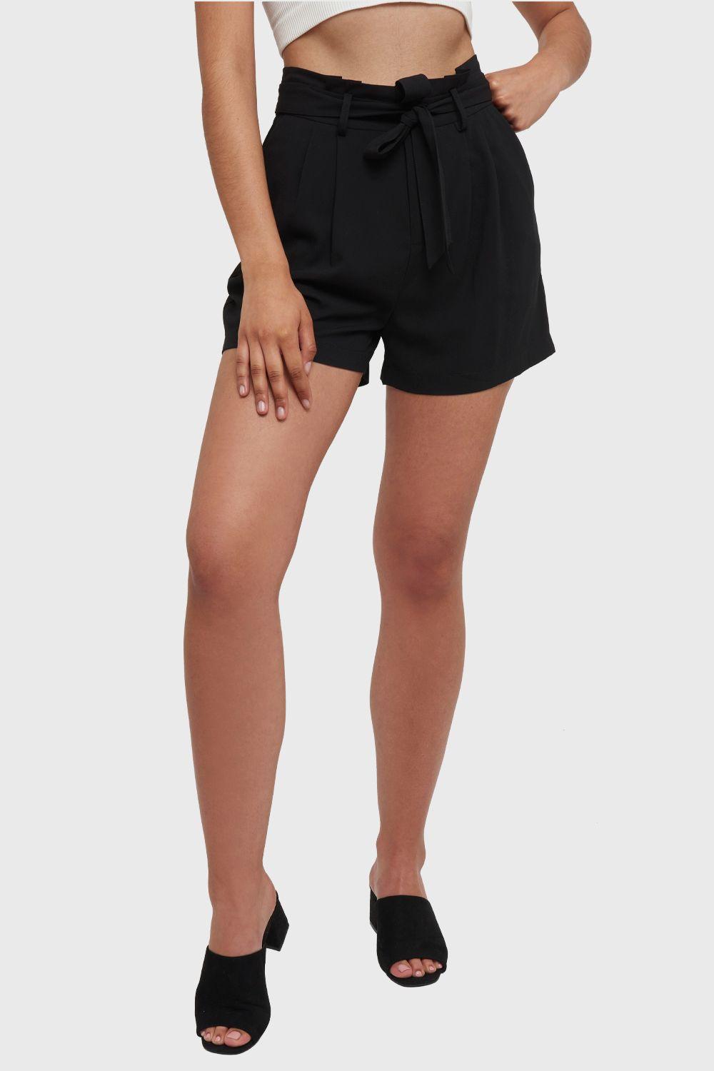 Short Lazo Ajustable Negro Nicopoly-0