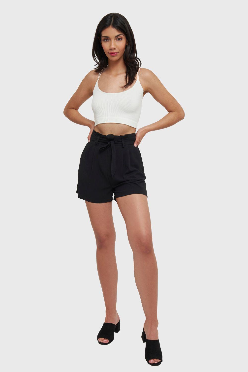 Short Lazo Ajustable Negro Nicopoly-1